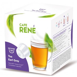 Растворимый чай Rene Earl Grey, 16 капсул Dolce Gusto